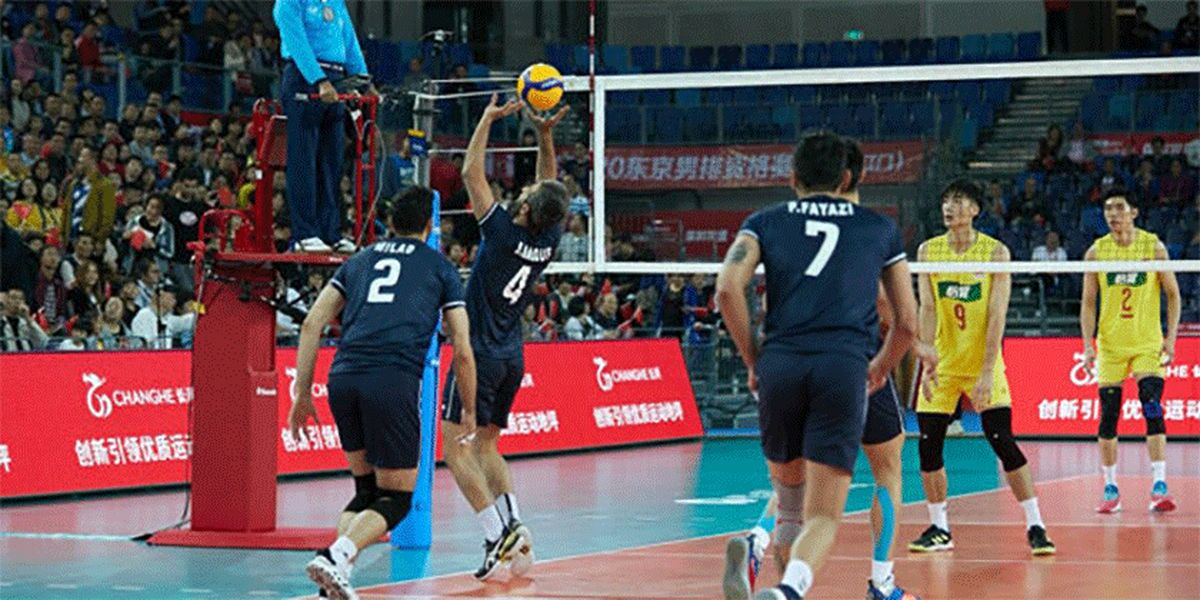 پیروزی قاطع تیم ملی والیبال ایران بر چین