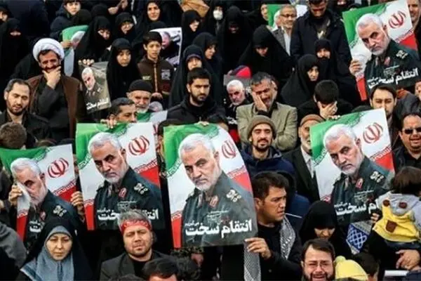 پاسداشت حاج قاسم در افتتاحیه جشنواره عمار در غزه