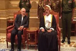 ملاقات ظریف با پادشاه جدید عمان