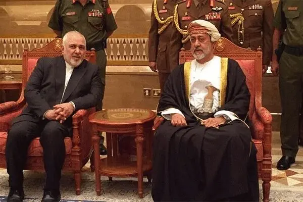 ملاقات ظریف با پادشاه جدید عمان