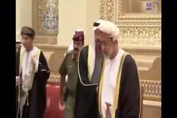 فیلم: بی اعتنایی پادشاه جدید عمان به ولیعهد ابوظبی