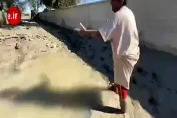 فیلم: تصاویر هوایی از مناطق سیل زده هرمزگان