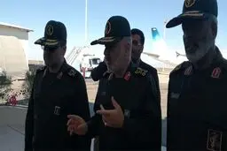 سرلشکر سلامی وارد «چابهار» شد