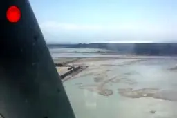 فیلم: تصاویر هوایی از مناطق سیل زده سیستان و بلوچستان