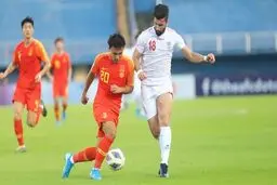 برد تلخ ایران مقابل چین/ صعود به المپیک در رویاها باقی‌ماند