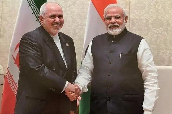 دیدار و گفتگو ظریف با نارندرا مودی نخست وزیر هند