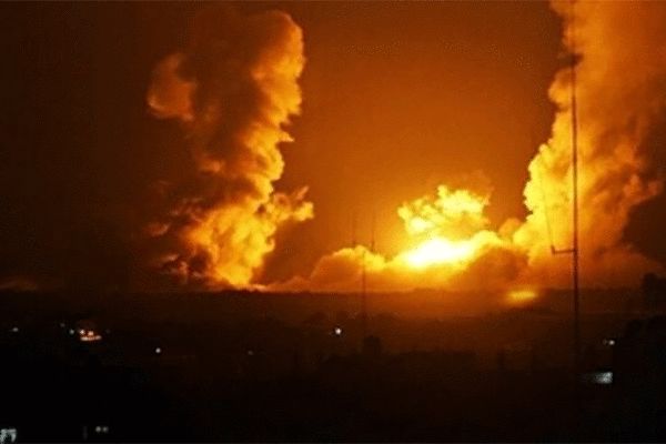 حمله جنگنده های رژیم صهیونیستی به شمال نوار غزه