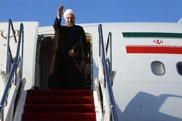 روحانی وارد سیستان و بلوچستان شد