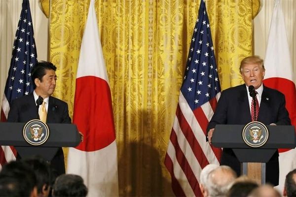 ترامپ خواستار تقویت روابط امنیتی با ژاپن شد