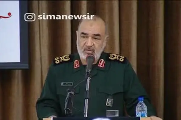فیلم: دلتنگی سرلشکر سلامی از نبود حاج قاسم
