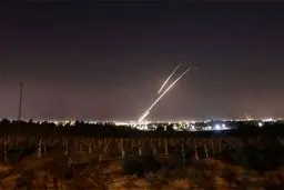 شلیک راکت از غزه به سمت شهرک‌های اشغالی