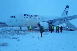 خروج هواپیمای ایران‌ایر از باند در فرودگاه کرمانشاه