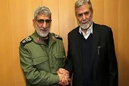 گفتگوی تلفنی رهبران جهاد اسلامی و حماس با سردار قاآنی
