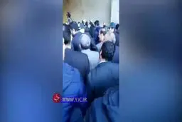 فیلم: افتتاح زیرگذر استاد معین تهران حاشیه ساز شد