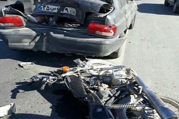 یک سوم قربانیان تصادفات تهران، موتوسوارند