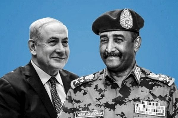 توافق «البرهان» با نتانیاهو برای استفاده از حریم هوایی سودان
