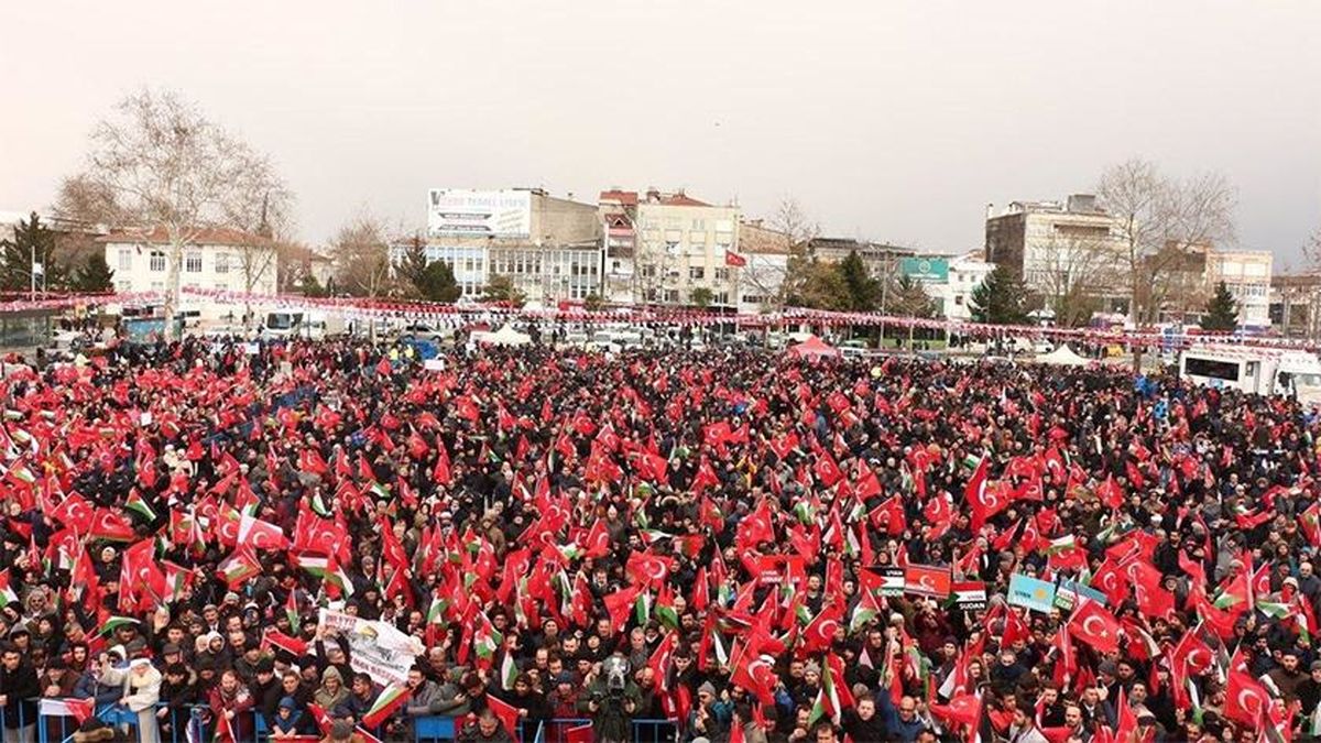 تصاویر: تظاهرات مردم ترکیه علیه «معامله قرن»