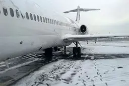 از سرگیری پروازهای تهران پس از برف