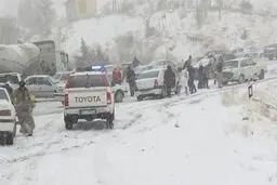 ترافیک سنگین در محور فیروزکوه