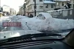 فیلم: امروز - یخبندان کوچه ها و معابر رشت