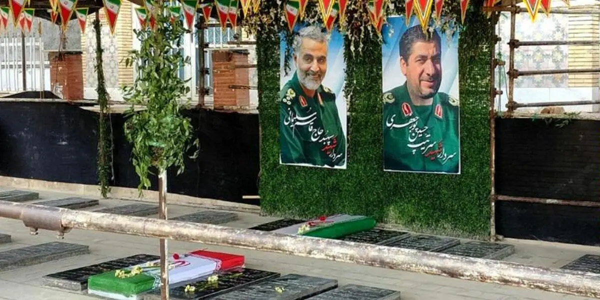 عکس: سنگ مزار جدید سردار شهید قاسم سلیمانی