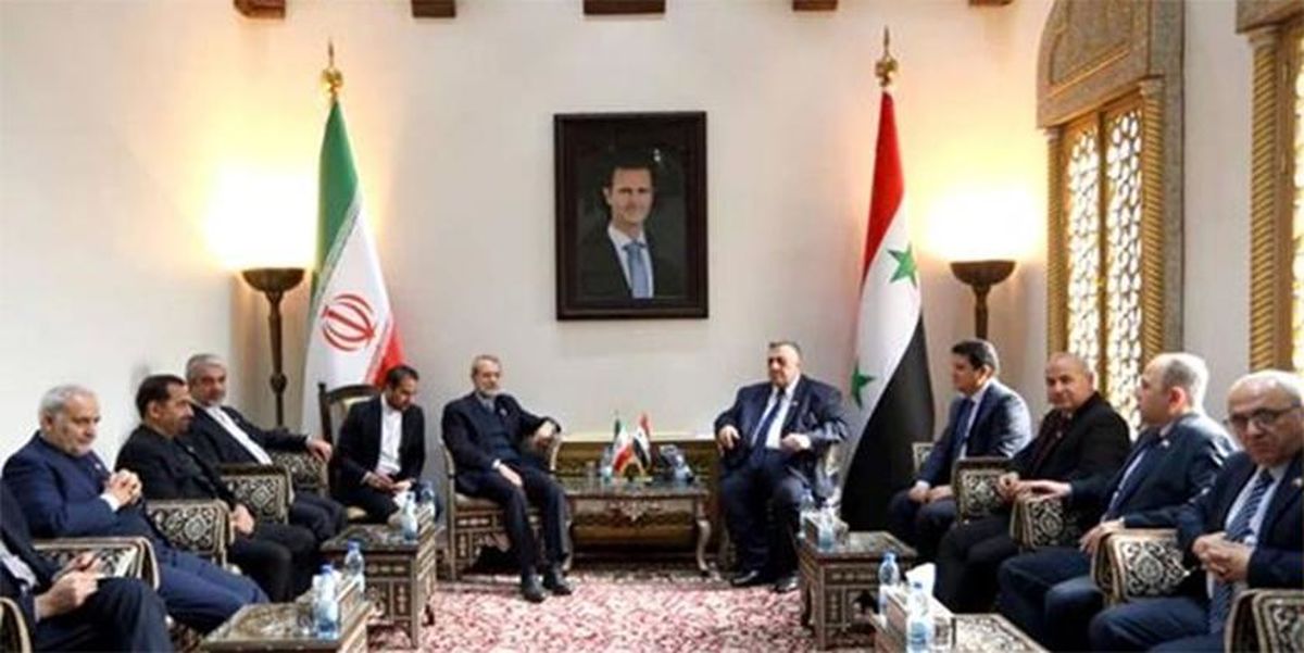 لاریجانی: ایران در بازسازی‌ها سوریه کنارتان ایستاده است