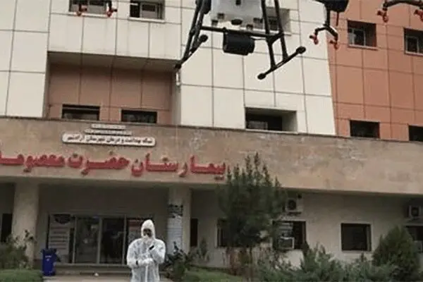عملیات ضدعفونی مراکز گلستان بوسیله پهپاد آغاز شد