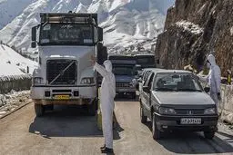 تصاویر: تست کرونا در ورودی مازندران