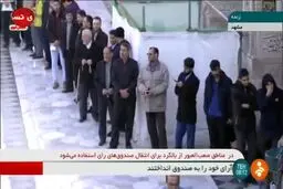 فیلم: حال‌وهوای حرم مطهر رضوی در صبح انتخابات