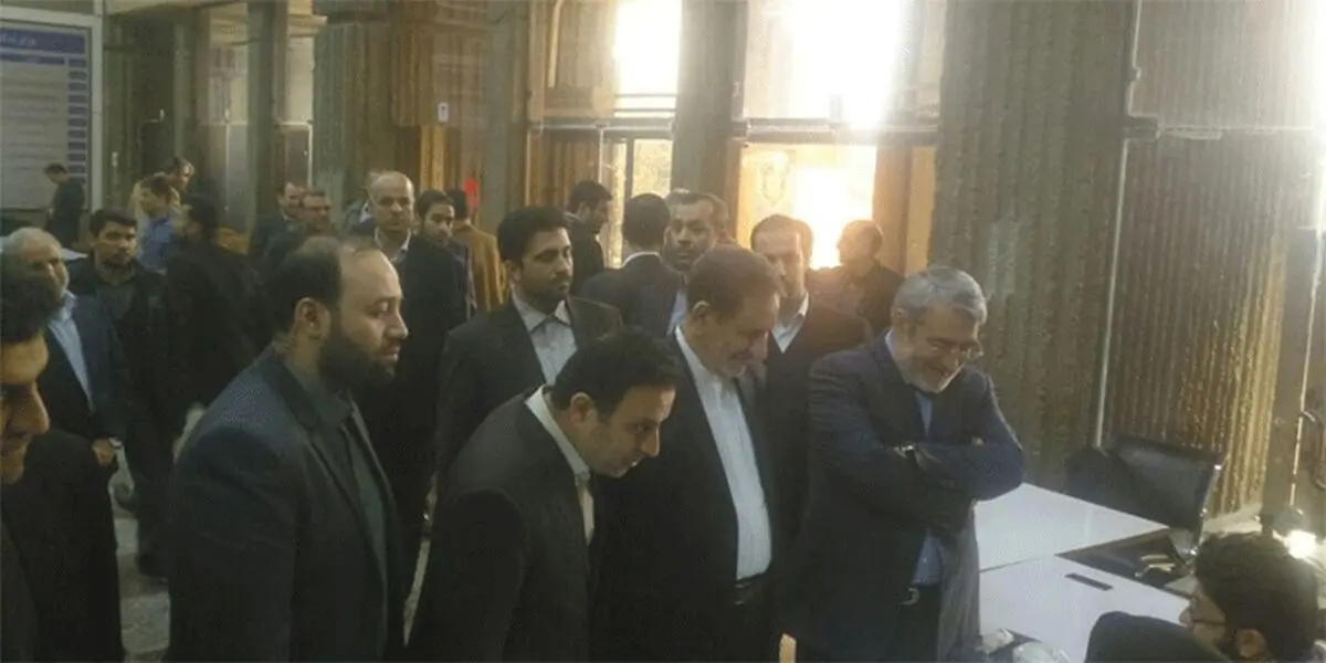 اسحاق جهانگیری رای خود را به صندوق انداخت