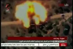 فیلم: تصاویر هوایی از حمله به تروریست‌ها در ادلب