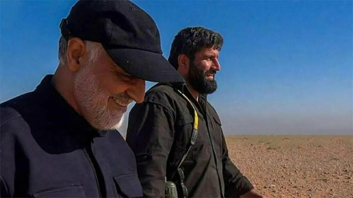 فیلم: انتقال پیکر حاج اصغر پاشاپور از شهر حماه