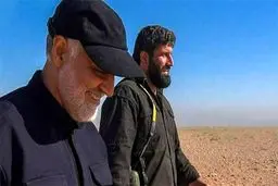 فیلم: انتقال پیکر حاج اصغر پاشاپور از شهر حماه