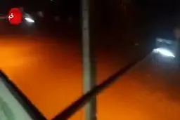 فیلم: نورآباد لرستان در محاصره سیل