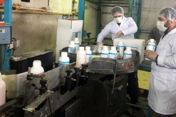 ۲۰ هزار لیتر مواد ضدعفونی کننده توسط وزارت دفاع تولید می‌شود