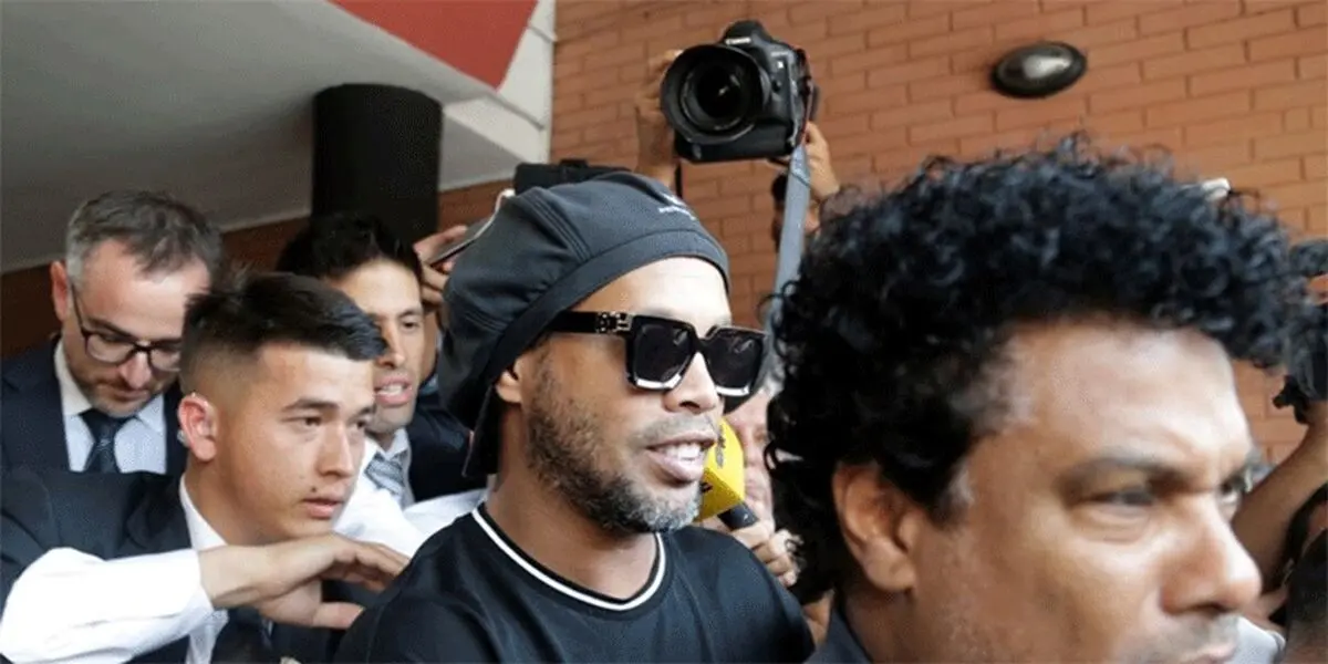 رونالدینیو آزاد شد