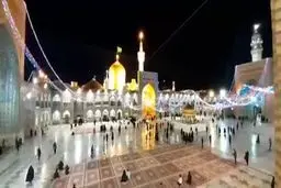 فیلم: نقاره شادی در حرم امام رضا به مناسبت میلاد امیرالمومنین