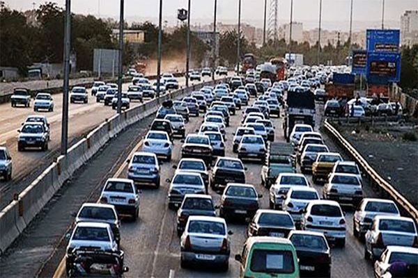 عکس: ترافیک سنگین در خروجی شهر کرج