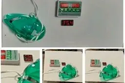 تولید ماسک گرم کننده ریه برای مقابله با کرونا در اردبیل