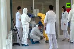 فیلم: حضور «پوتین» در بخش بیماران کرونایی روسیه