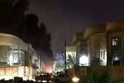 حمله راکتی به سفارت آمریکا در بغداد