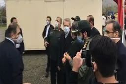 بازدید لاریجانی از رزمایش دفاع بیولوژیک سپاه