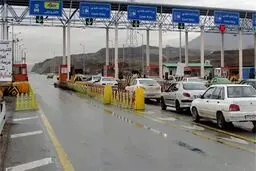 ترافیک نیمه سنگین در آزادراه تهران-کرج
