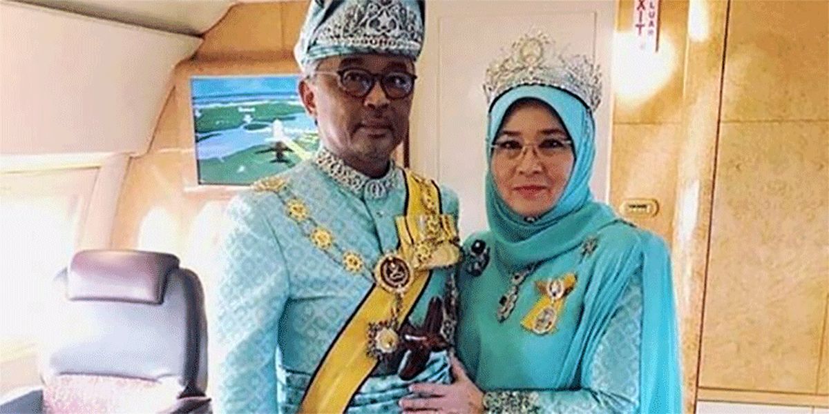 پادشاه و ملکه مالزی وارد قرنطینه شدند