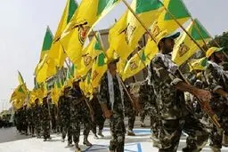 رزمایش گردان‌های حزب‌الله عراق در غرب بغداد