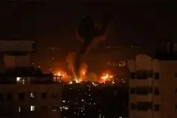 حمله جنگنده‌های صهیونیستی به غزه