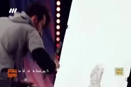 فیلم: نقاشی چهره حاج قاسم روی صحنه عصر جدید