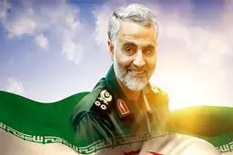 تصاویر: نصب نقاشی حاج قاسم در حرم رضوی