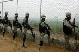 درگیری سنگین میان مرز هند و پاکستان