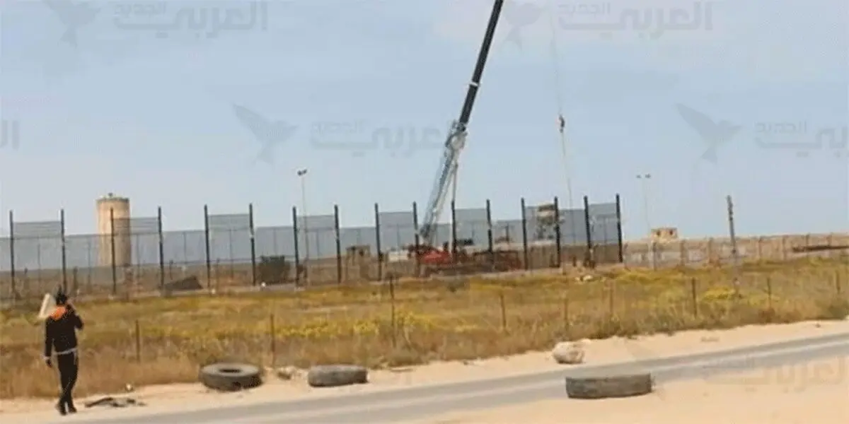 احداث دیوار الکترونیکی مصر در مرز با غزه
